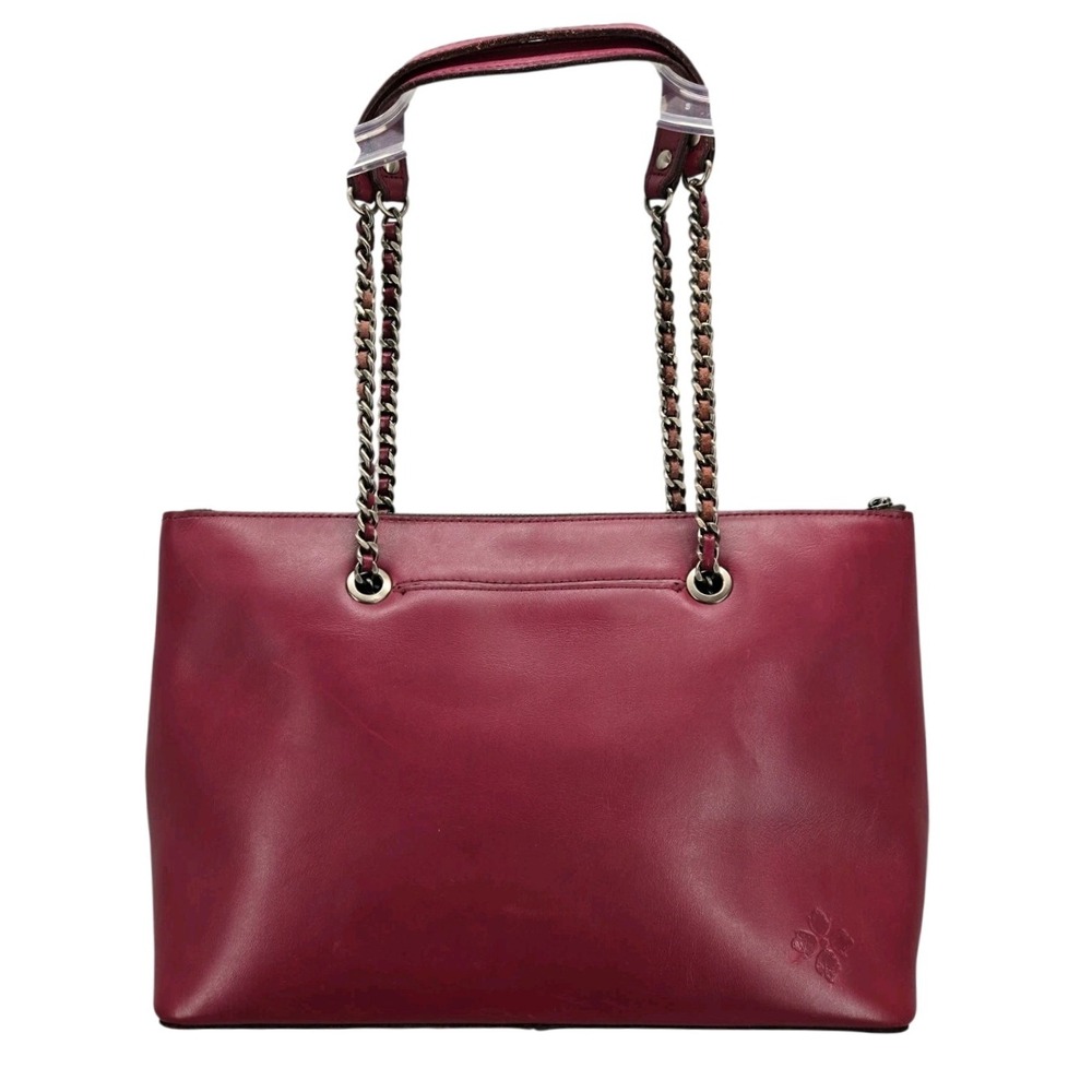 Patricia Nash Purse Beet Pink Leather Handbag Belle Tote P115806 MSRP $269